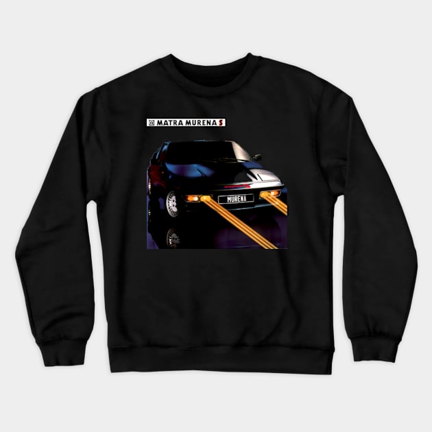 MATRA MURENA - advert Crewneck Sweatshirt by Throwback Motors